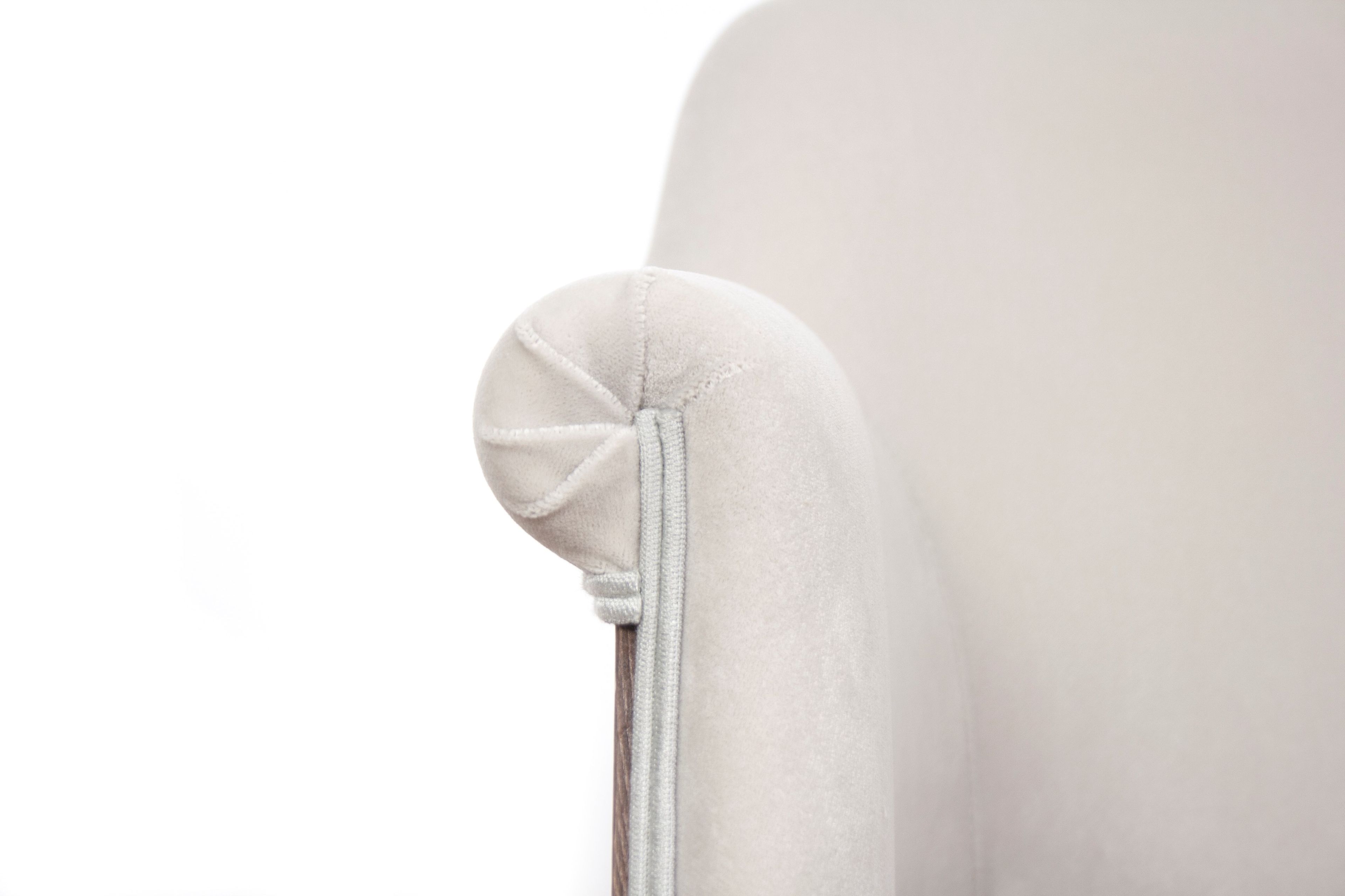 Бархатный стул с подлокотниками CREARTE COLLECTIONS Paris Essence ARCH-00138109 - Вид №15