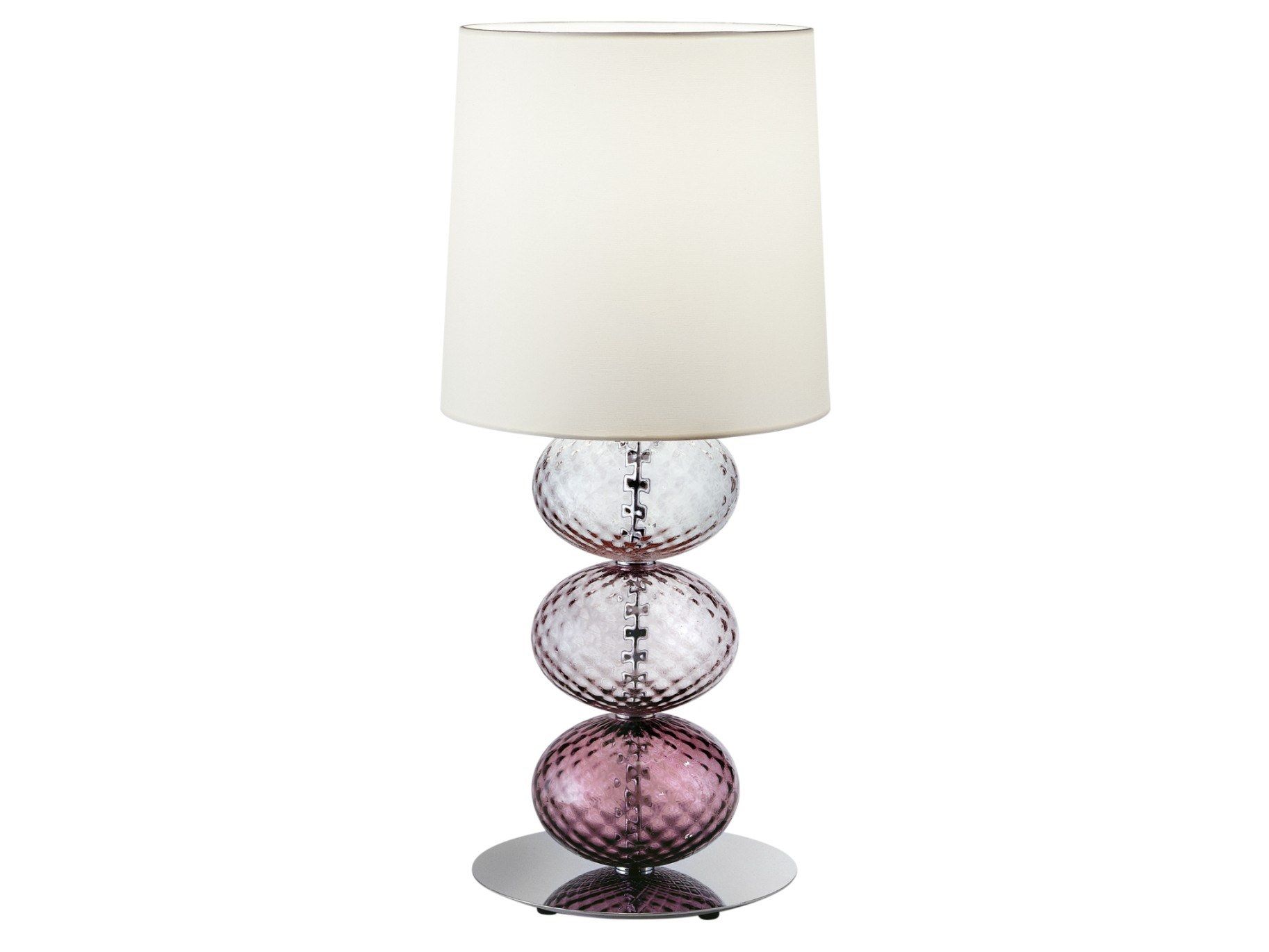 Настольная лампа из дутого стекла с тканевым абажуром VENINI Abat-Jour ARCH-00088604 - Вид №2