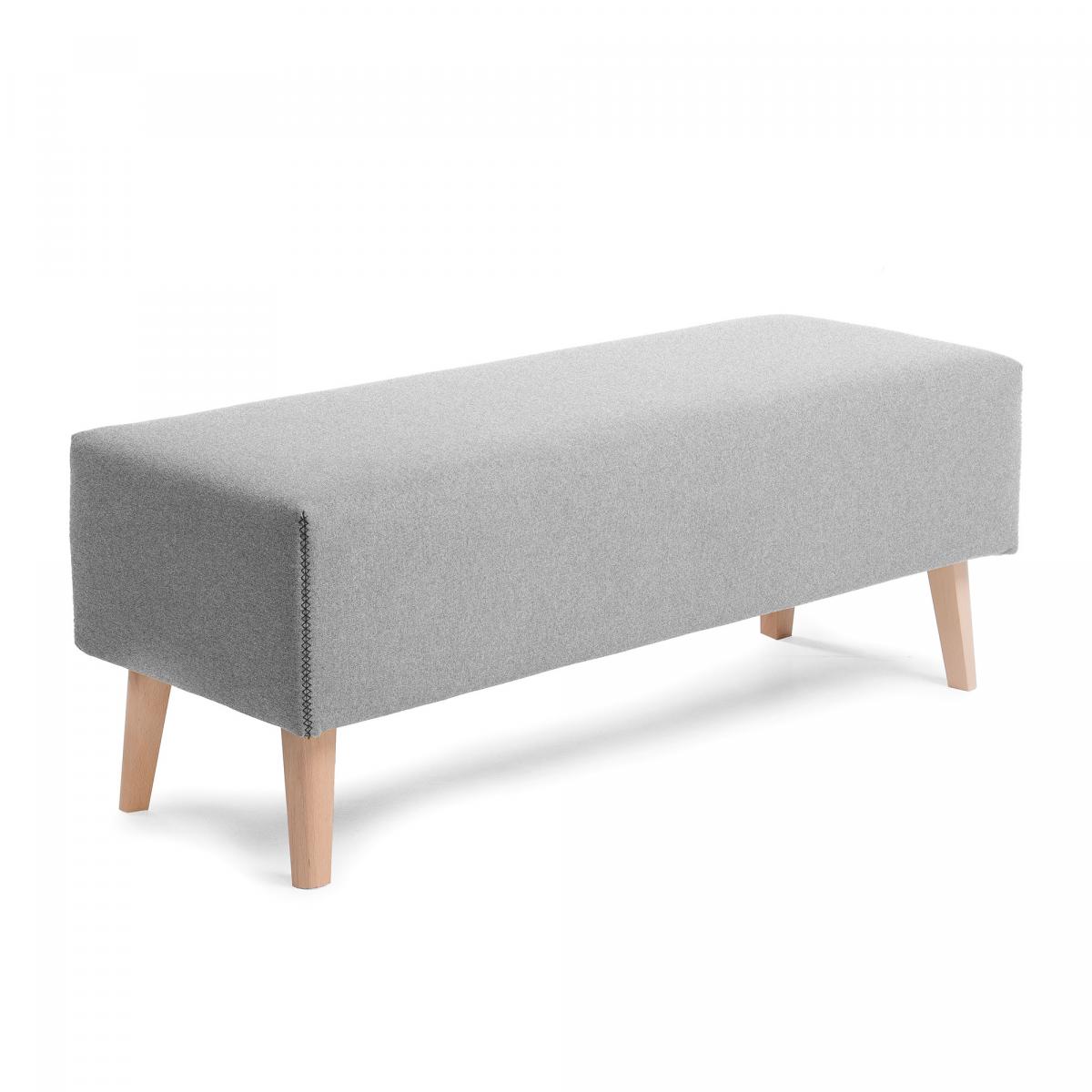 053352 Банкетка серая La Forma Lydia  - Вид №1