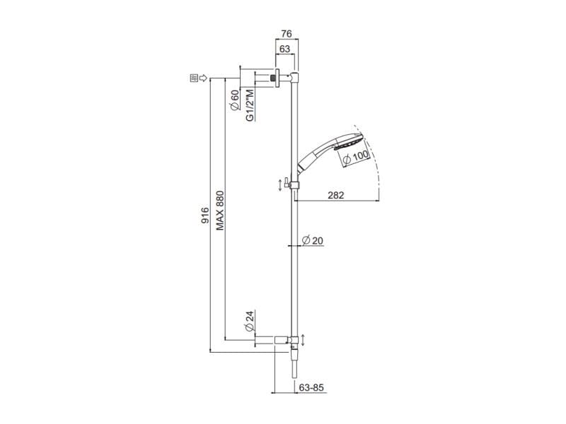 Подъемы и подъемы с рампой CARIMALI COSì RAMPA PRESA ACQUA ALTA ABS ARCH-00053779 - Вид №1