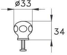 RUBINETTERIE STELLA Ручка Italica It10022 - Вид №1
