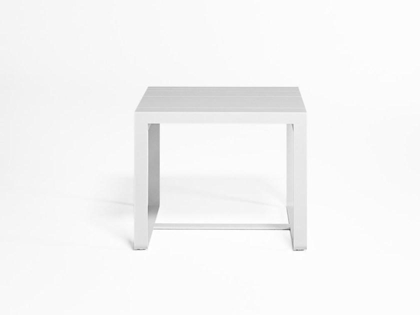 GANDIABLASCO Квадратный садовый стол из термо-лакированного алюминия Flat sun-id-1515608 - Вид №1