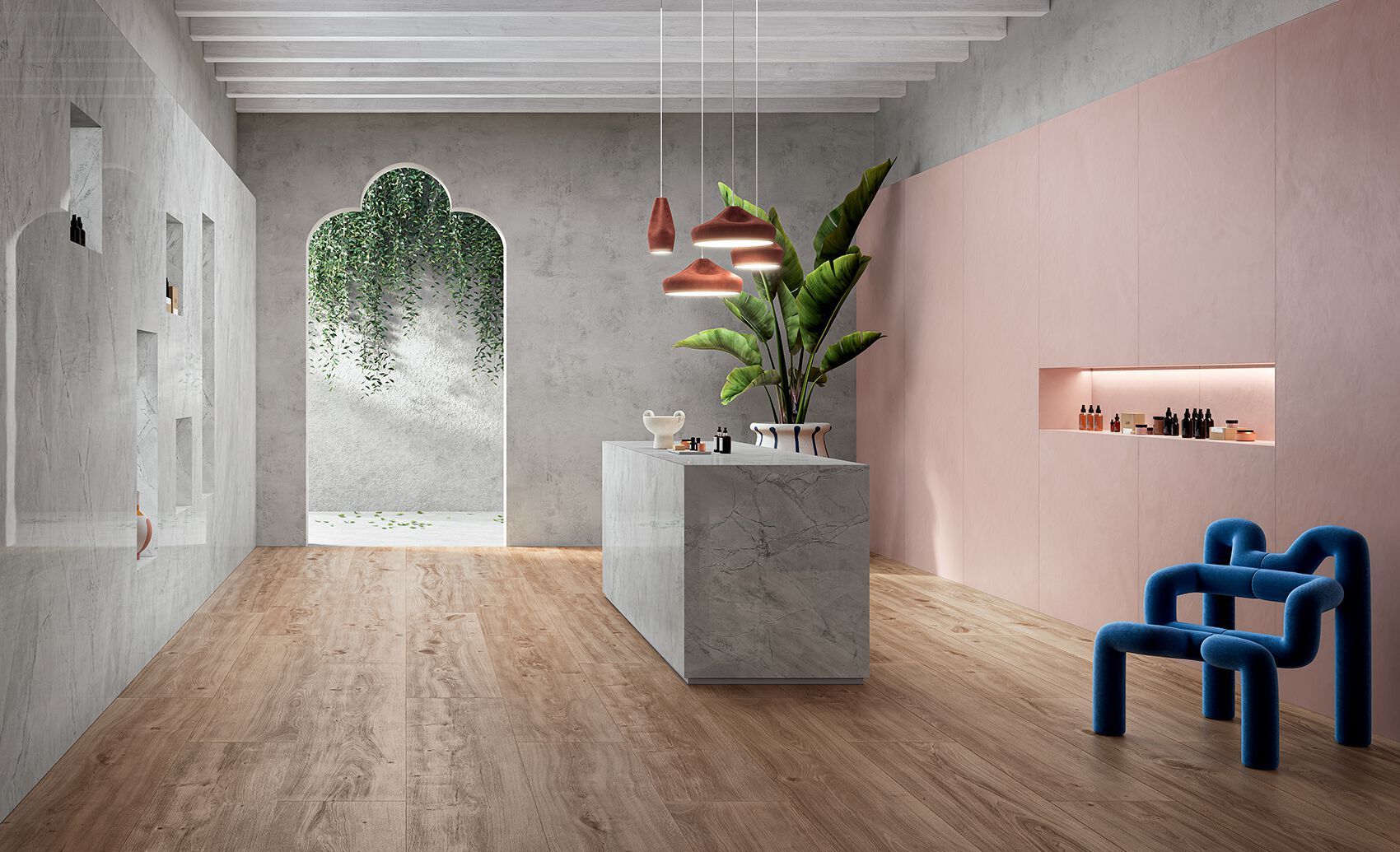 Пол / керамогранит с мраморным эффектом CERAMICA FONDOVALLE Infinito 2.0 ARCH-00064580