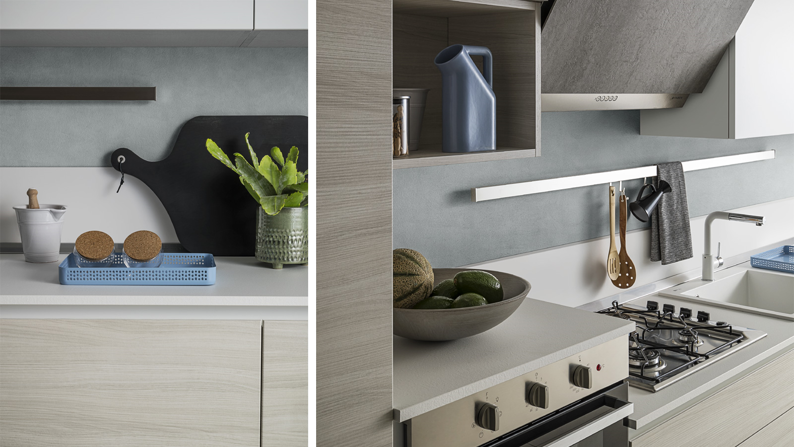 Easy 030  Кухонный гарнитур Ar-Due Effetto matrix  - Вид №1