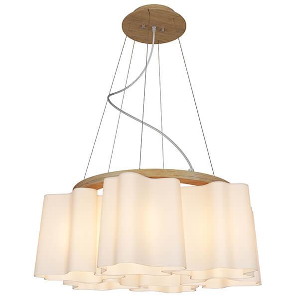 Подвесная люстра Lightstar Nubi Legno 802165 LIGHTSTAR ДИЗАЙНЕРСКИЕ, NUBI LEGNO 138221 Белый  - Вид №2