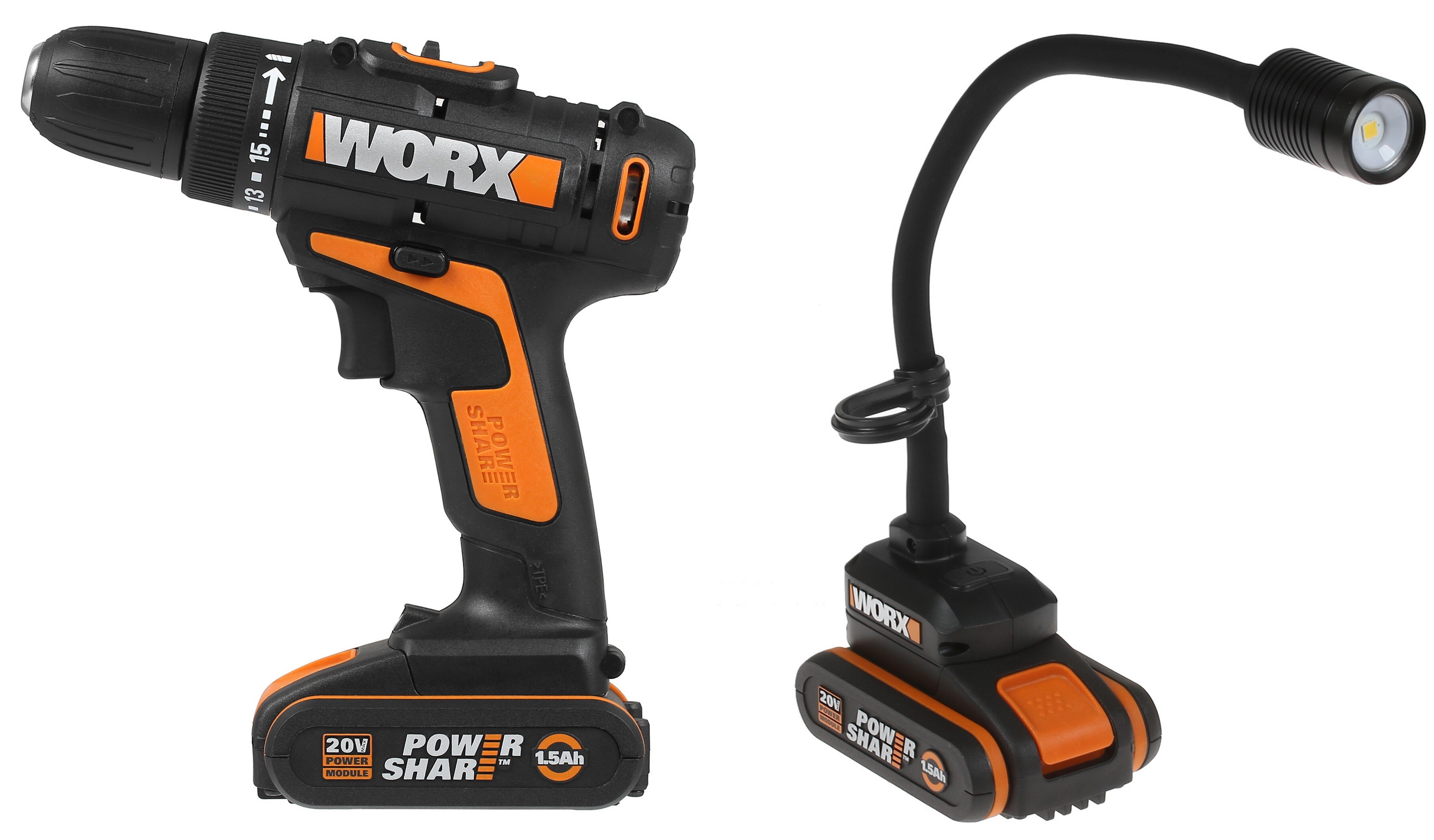 Набор электроинструментов WORX WX977 PowerShare 20V 5325143 STDN-0043776