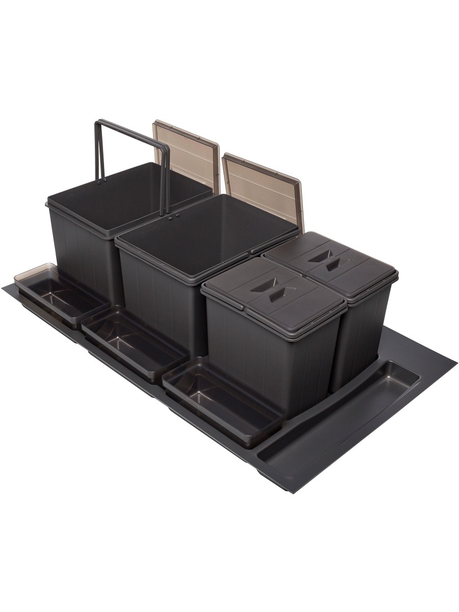 Система сортировки мусора Omega 900/36/4 Anthracite NAVAKO 10263 - Вид №1