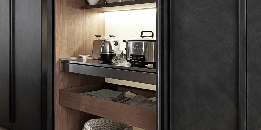 VALCUCINE Кухня из непрозрачного стекла и ящик из камня кардозо Genius loci sun-id-1479373 - Вид №10