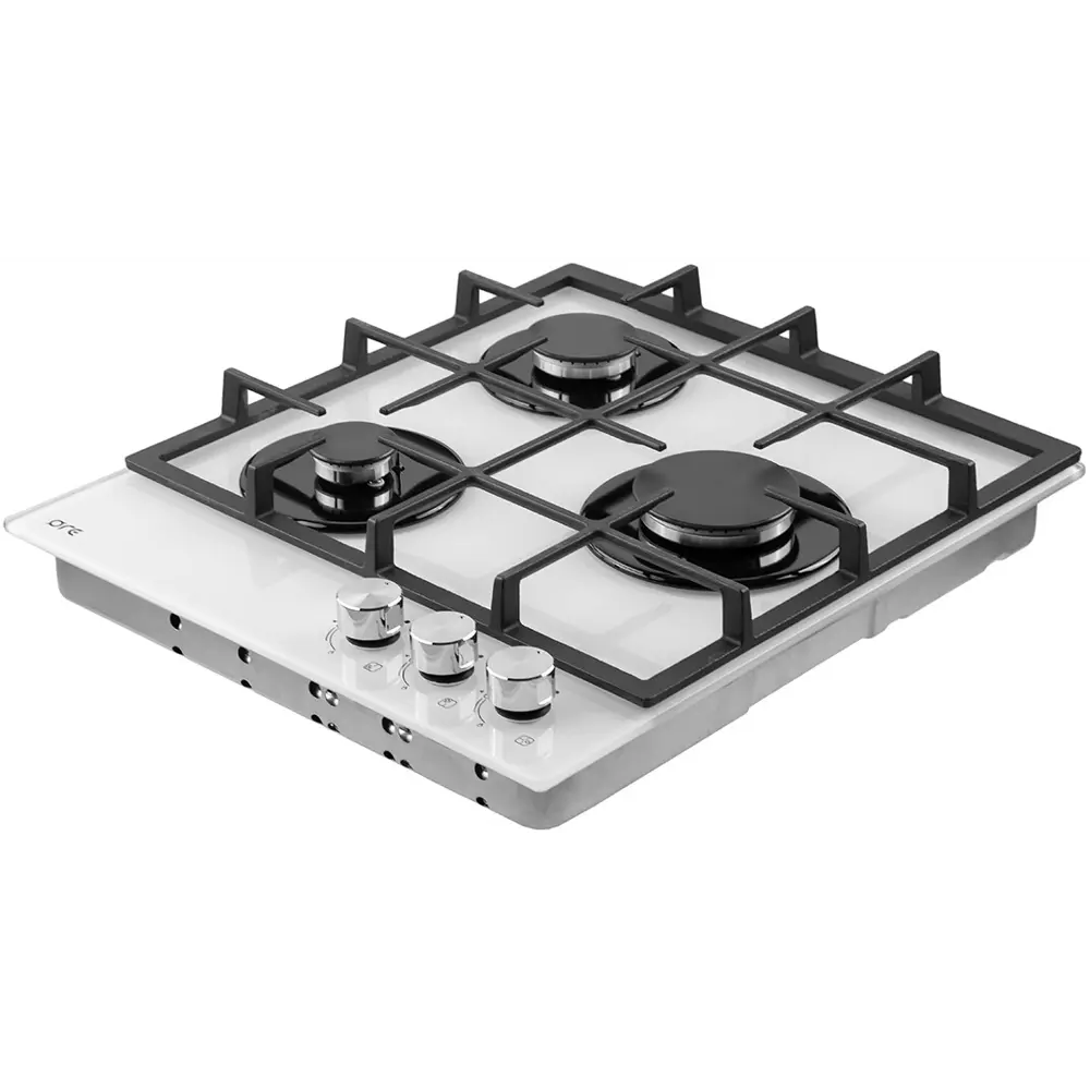 Газовая варочная панель ORE LGS45GW 45 см, 3 конфорки, белый цвет 82495867 STLM-0028656 - Вид №3