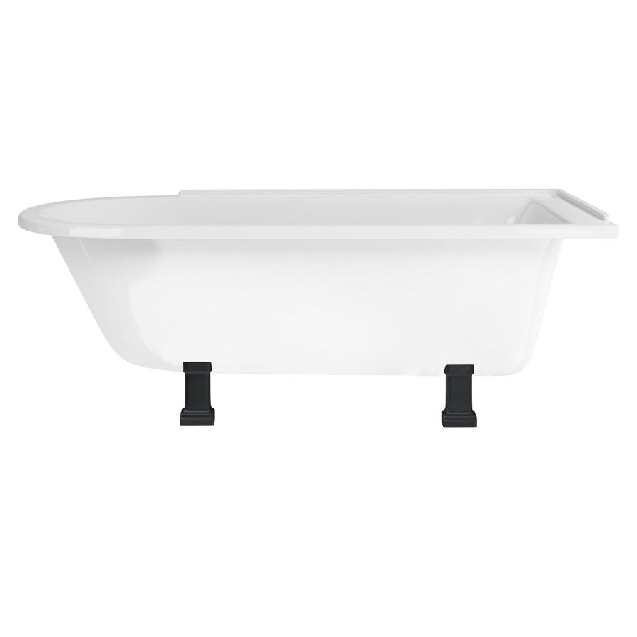 Burlington Душевая ванна Hampton 170 см со стандартными ножками для правой руки Правая рука с периодическими ножками из хрома E14 E9 CHR  - Вид №8