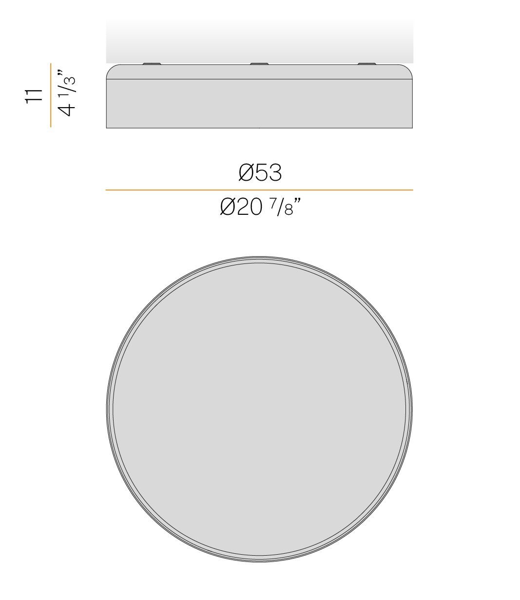 Алюминиевый потолочный светильник / Настенный светильник Panzeri Женева ARCH-00086482 - Вид №8