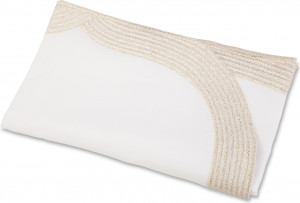 10618308 Weissfee Дорожка овальная Weissfee "Бельмонт Роял" 35х170см (снежное золото) Ткань