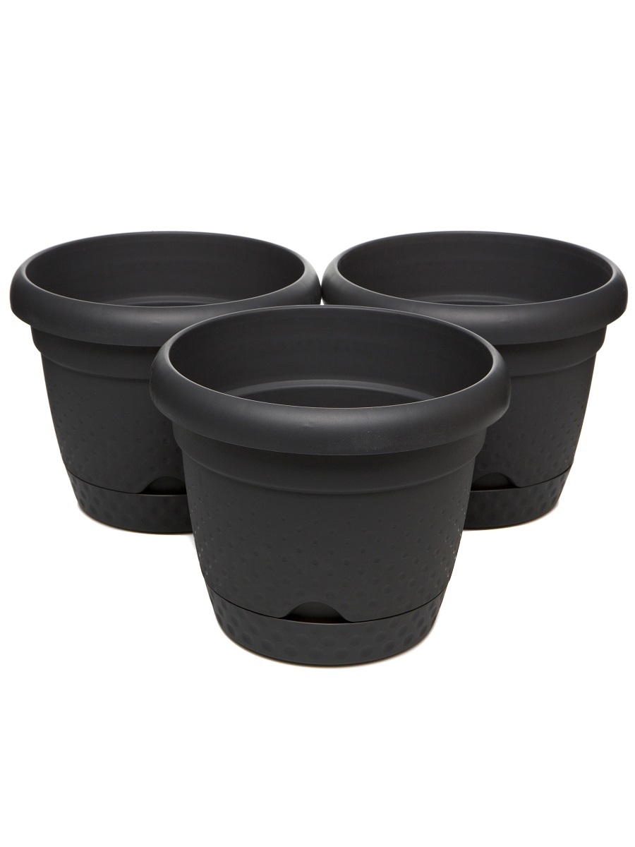 Горшок для цветов Lupo 4.9L Anthracite NAVAKO 16174 - Вид №3