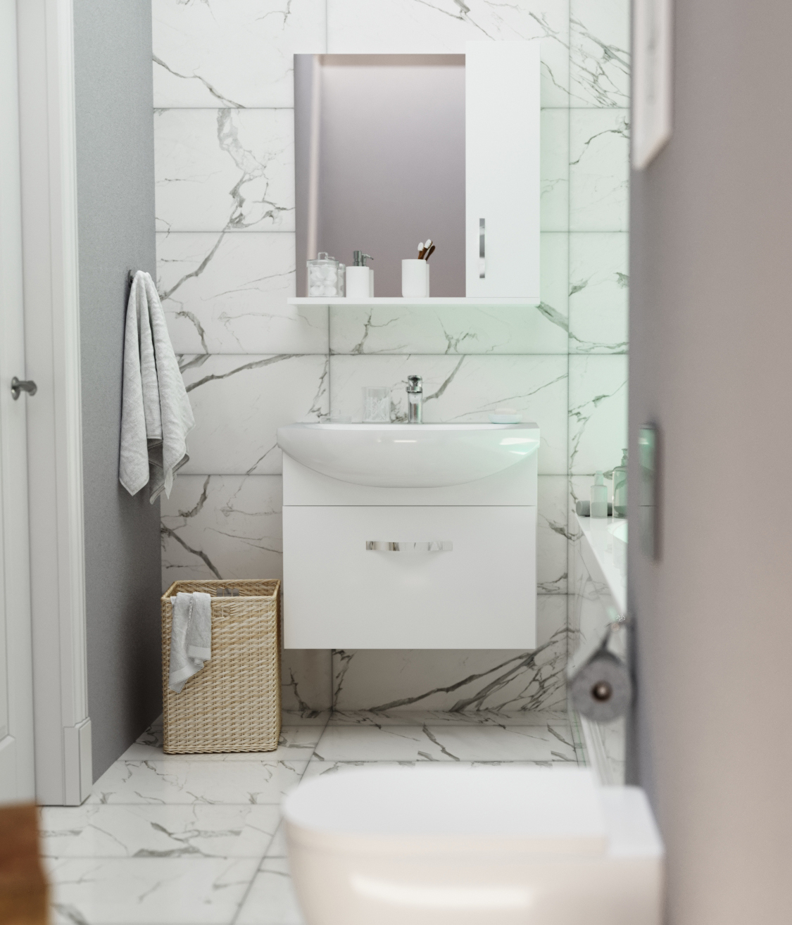 У50111 Тумба Вита 65П 1я, МДФ 1 Marka Вита - Вид №2