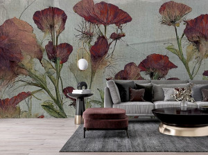 Обои с цветочными мотивами