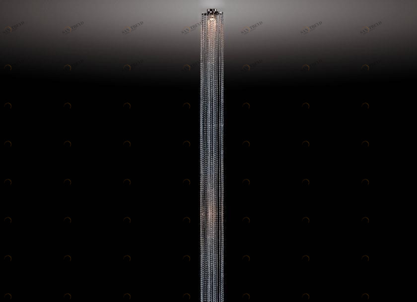 ILFARI Металлический потолочный светильник прямого света в современном стиле с кристаллами Swarovski® Opus sun-id-1491909