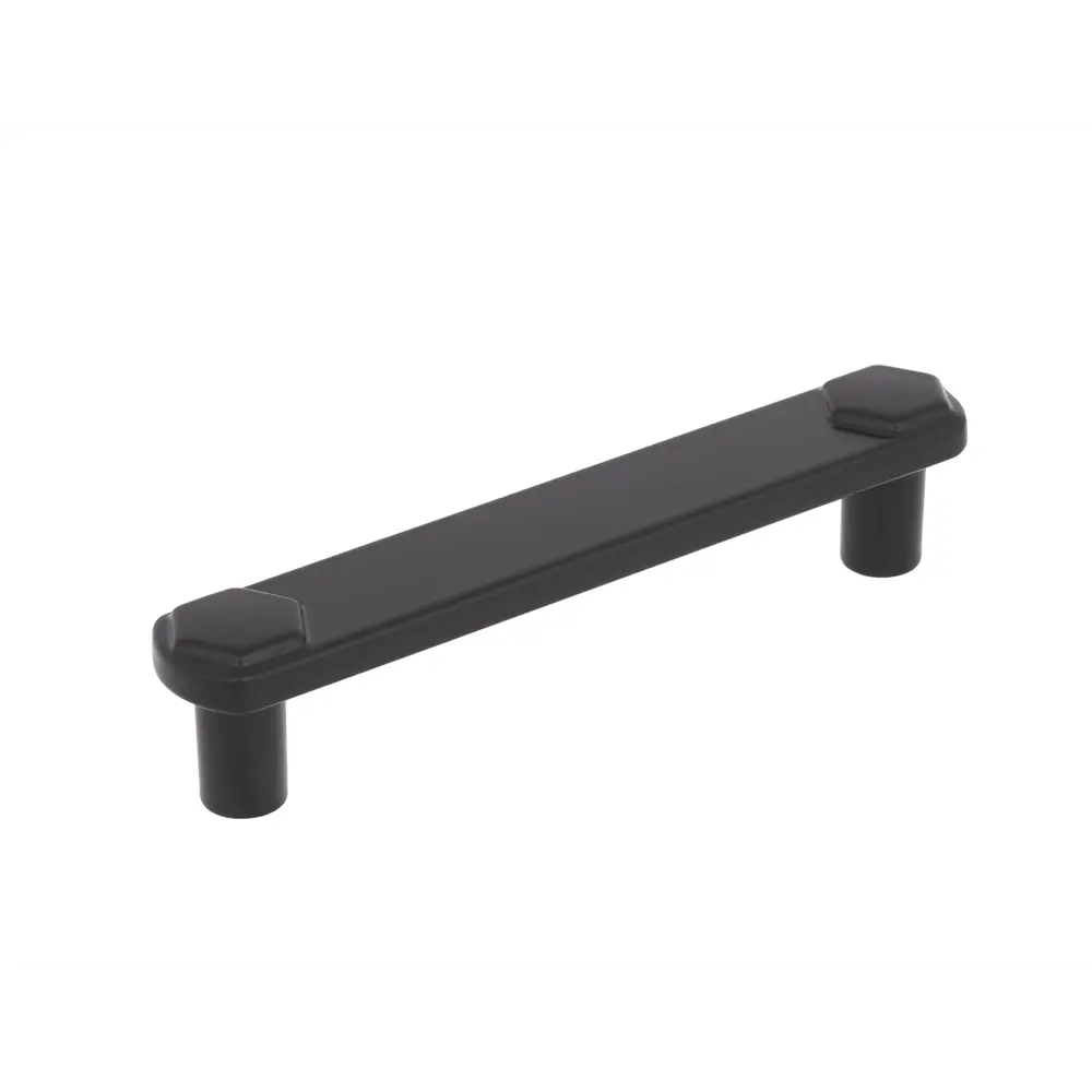 86899824 Ручка-скоба мебельная Kooning ЦАМ 96 мм цвет матовый черный STLM-1003594 PALLADIUM 