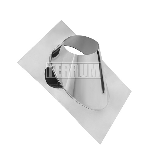 Крышная разделка угловая Ferrum 430/(0.5 мм) Ф200 FK07200F