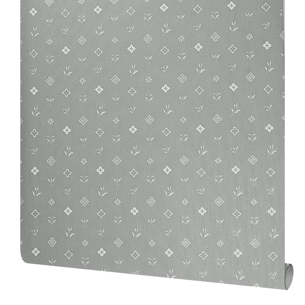 Victoria Stenova Monogramm - Флизелиновые обои с абстрактным узором в зеленых тонах 89425457 STLM-1573810