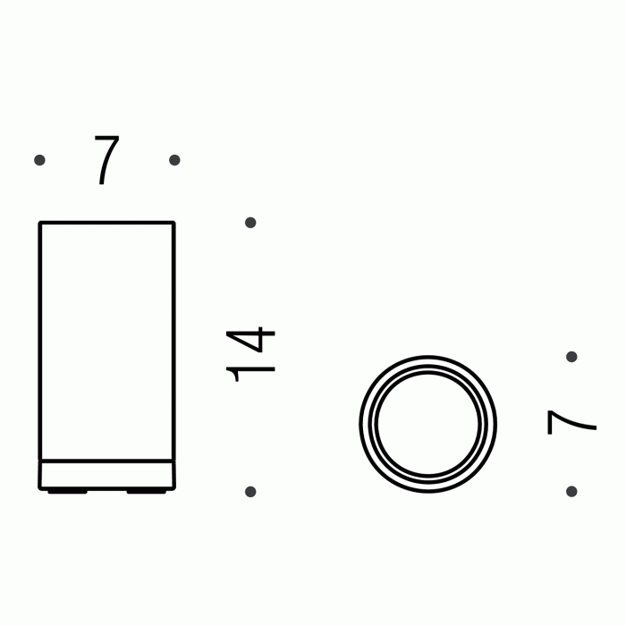 B5241 Стакан настольный COLOMBO NORDIC Colombo Design - Вид №2