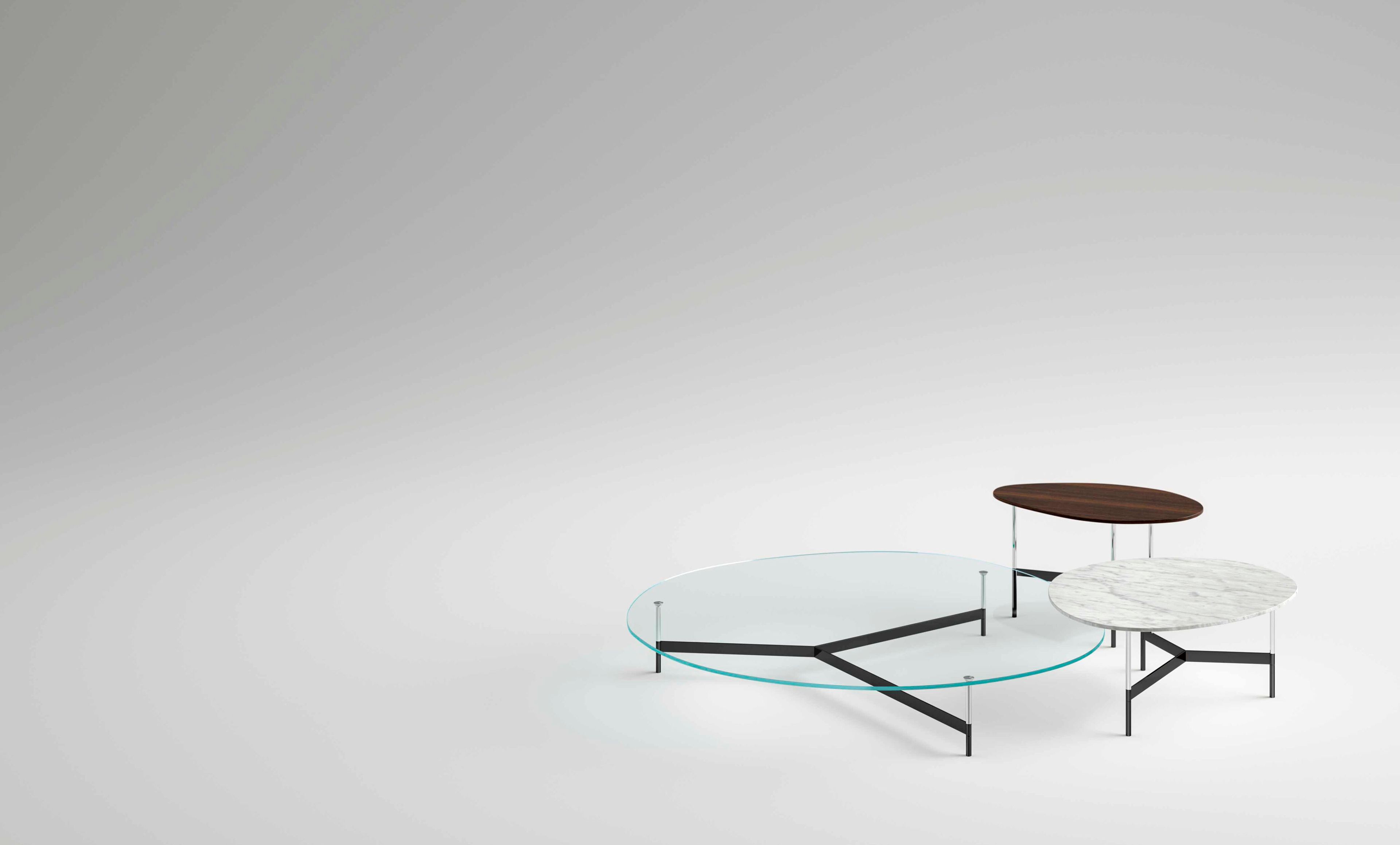 Стеклянный журнальный столик In Stock Tonelli Design ARCH-00089204