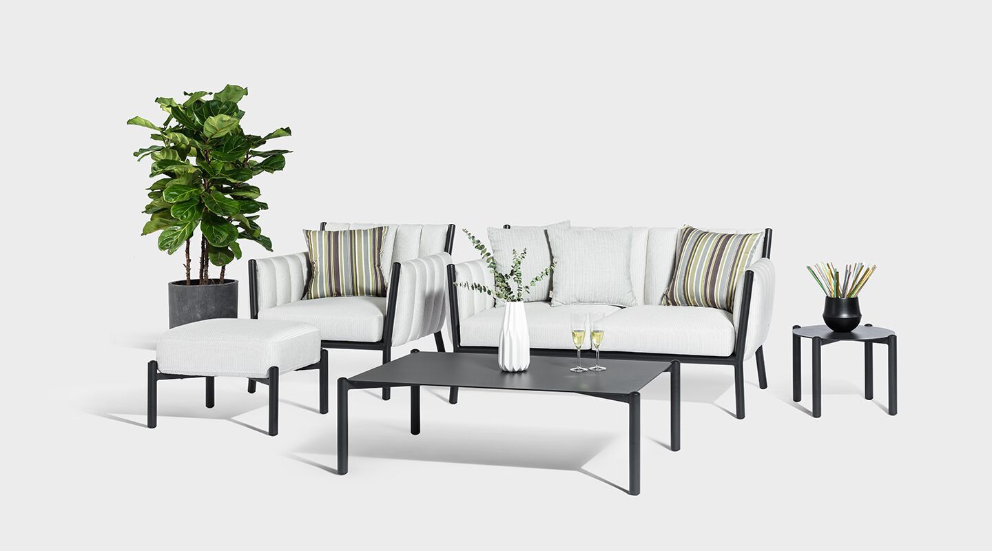 3-местный тканевый садовый диван VINEKO Morris ARCH-00146048 - Вид №1