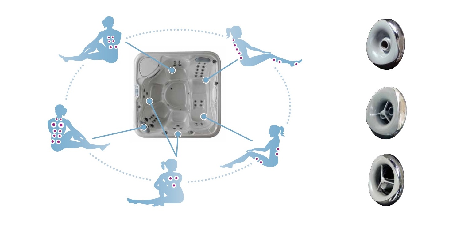 Домашний бассейн My Spa 216/165 Built-in Glass1989 Portable Spa SA00A110110 - Вид №2