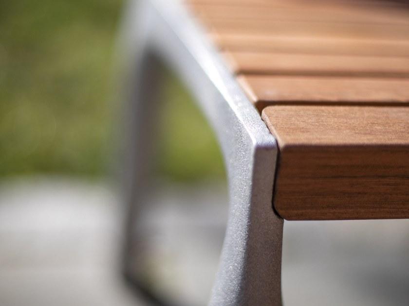 mmcité1 Скамья из стали и дерева со спинкой sun-id-1452163 - Вид №3