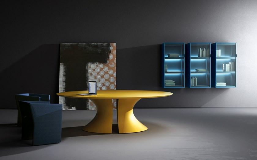 Martex Круглый лакированный стол для совещаний Ola sun-id-1345506 - Вид №1