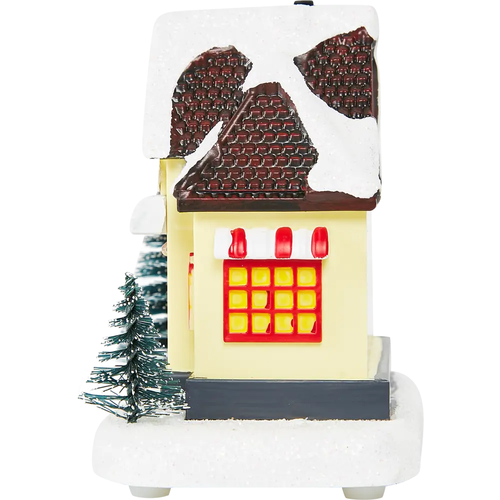 87547201 Композиция новогодняя светодиодная Новогодний домик 9см STLM-0954768 Santreyd  - Вид №2