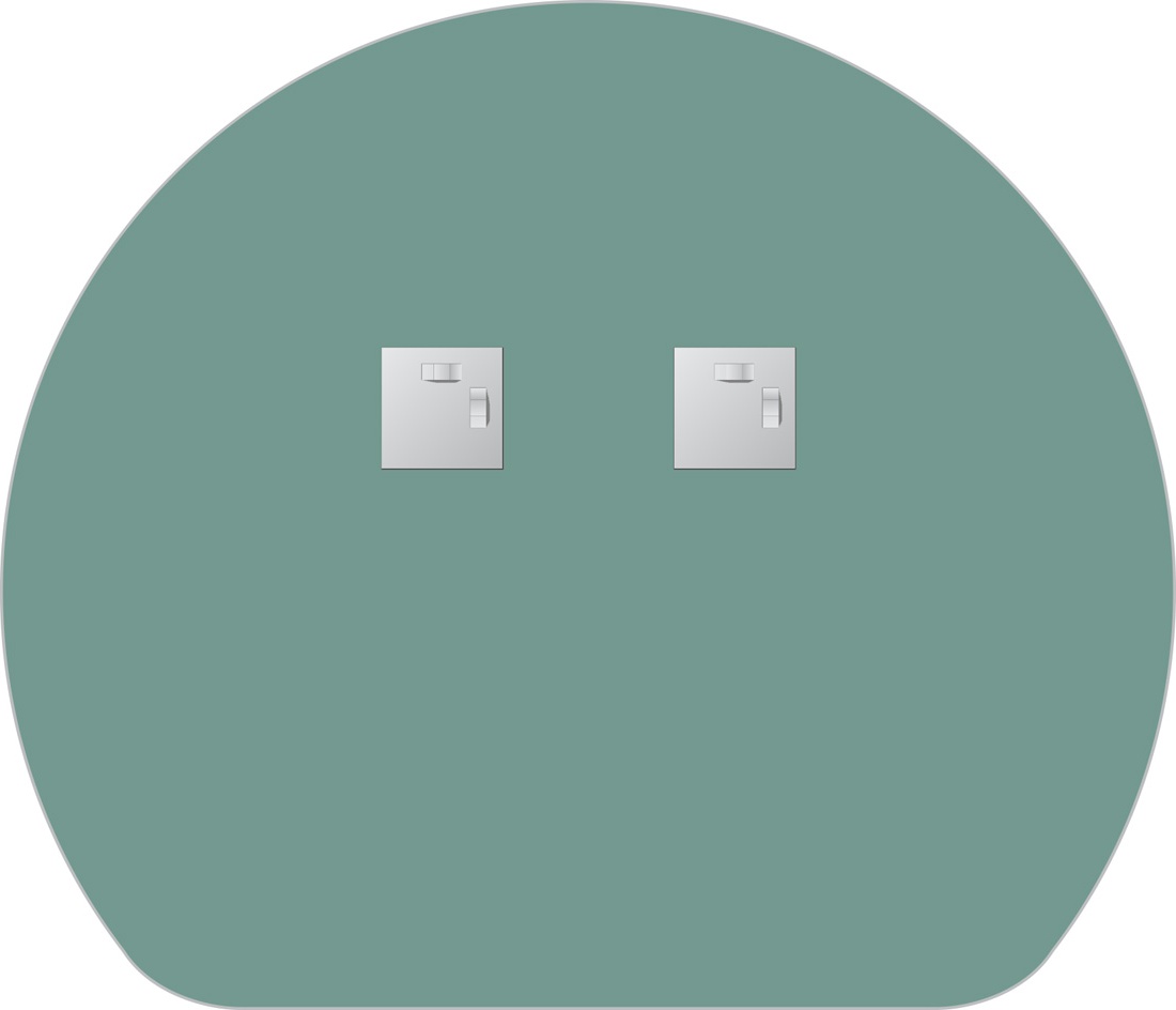 BY 0050 Зеркало со шлифованной кромкой EVOFORM Primary - Вид №2