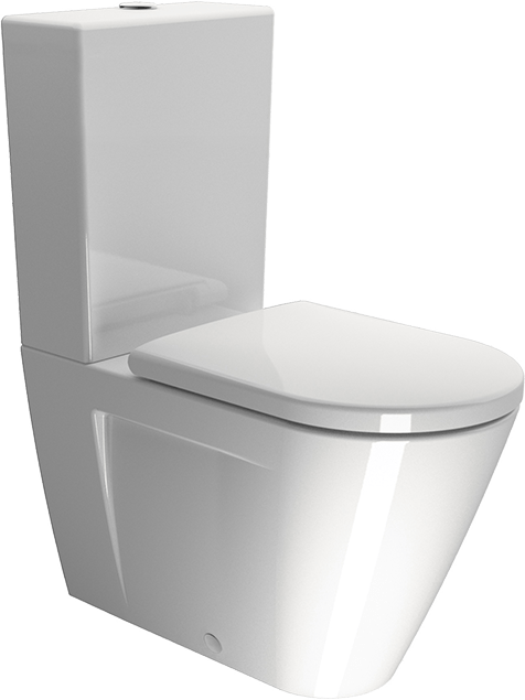 861711 Компакт унитаз с бачком Белый GSI ceramica Norm Италия - Вид №3