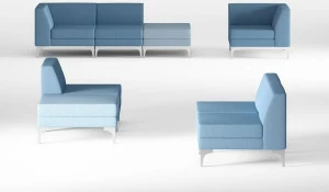 Real Piel Модульный диван из ткани