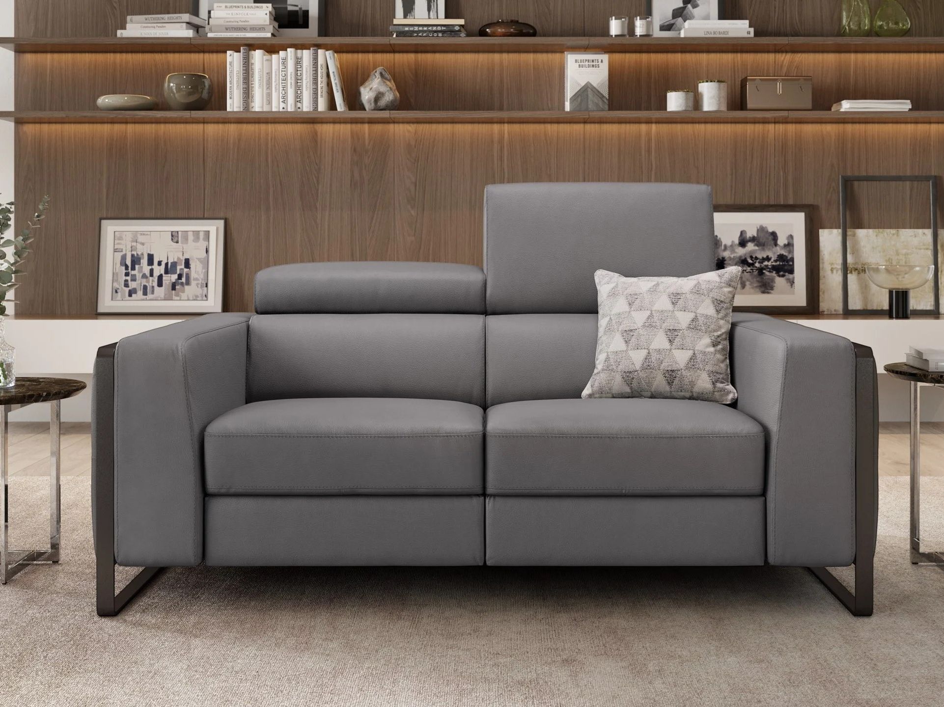 2-местный кожаный диван Sofanella Manzano ARCH-00117171 - Вид №2