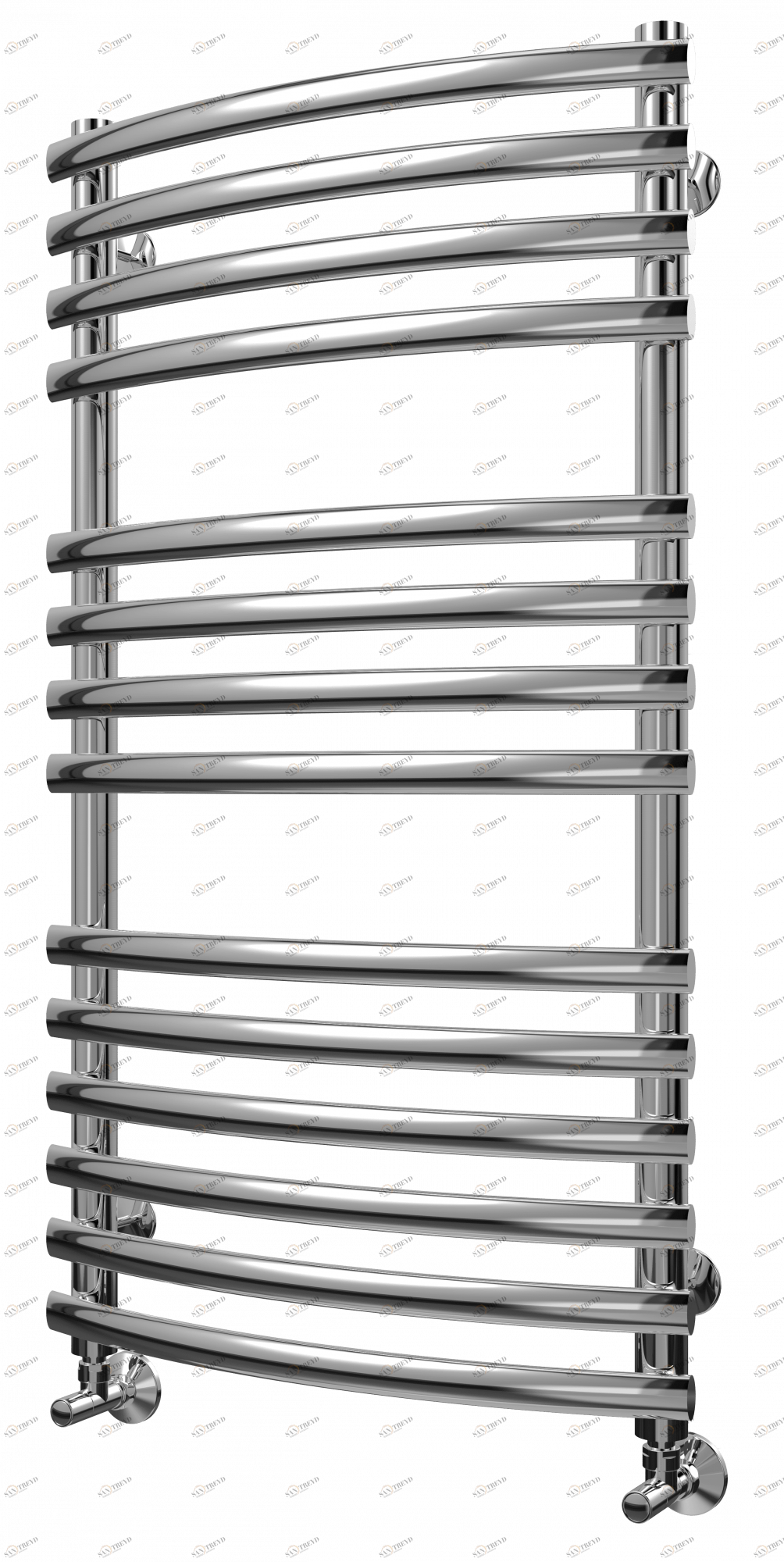 4620768887185 ЛЮКС Капри П14 450х1006 (6+4+4) Полотенцесушитель TERMINUS Нержавеющая сталь