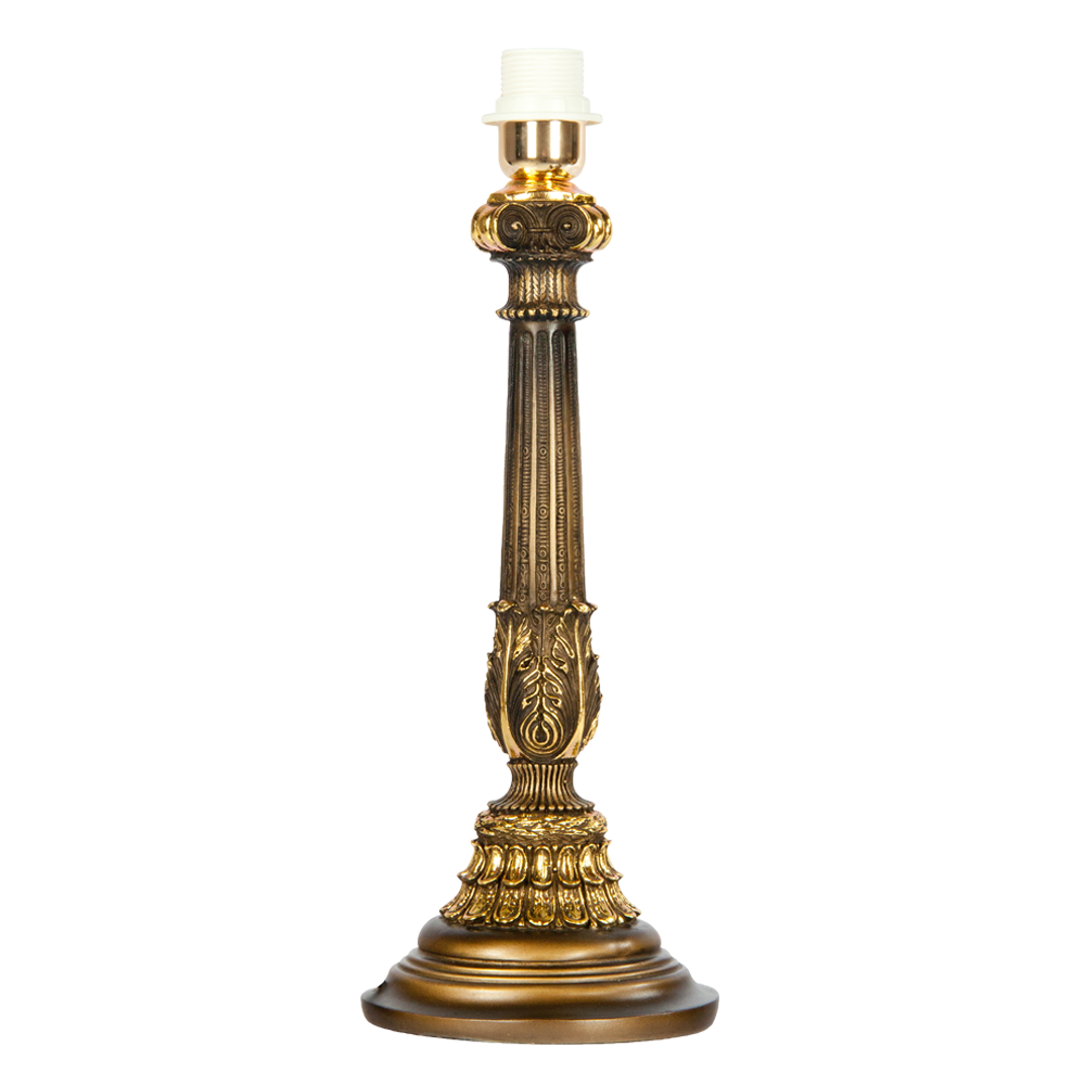 32022,34013 Настольная лампа Колонна Испанская Бронза Шоколад BOGACHO 4627138210994, 4627138151556 - Вид №2