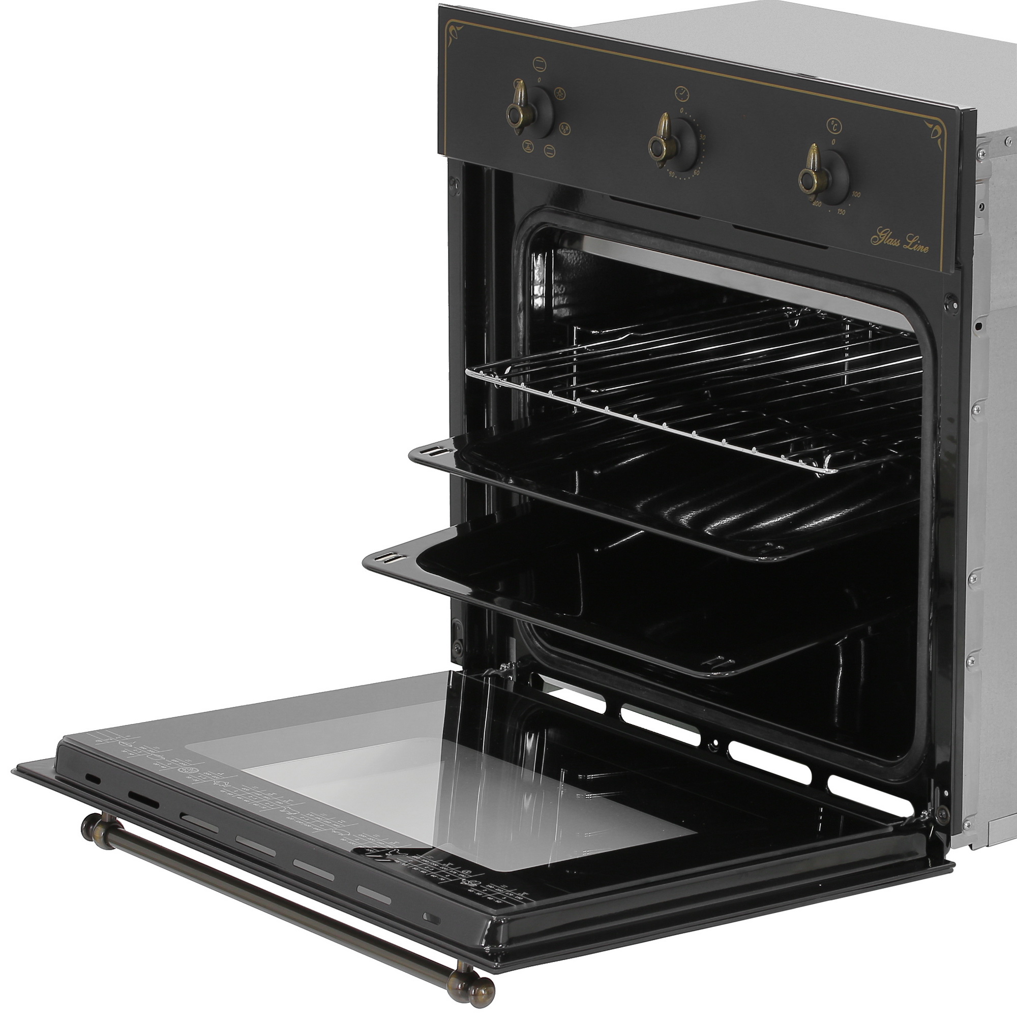 1202565 Электрический духовой шкаф De Luxe 6006.03эшв-009 черный STDN-0000885 - Вид №6