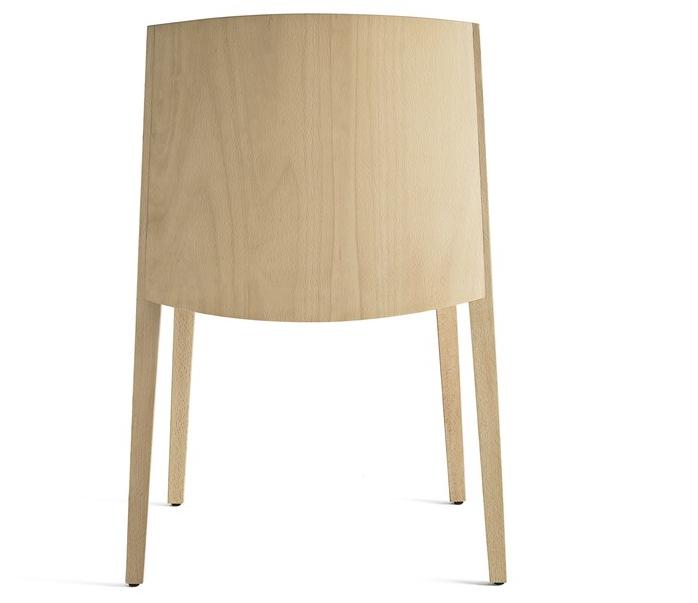 Capdell Деревянный стул со встроенной подушкой Isa 142p - Вид №1