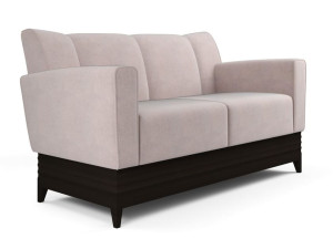 2-местный кожаный контрактный диван