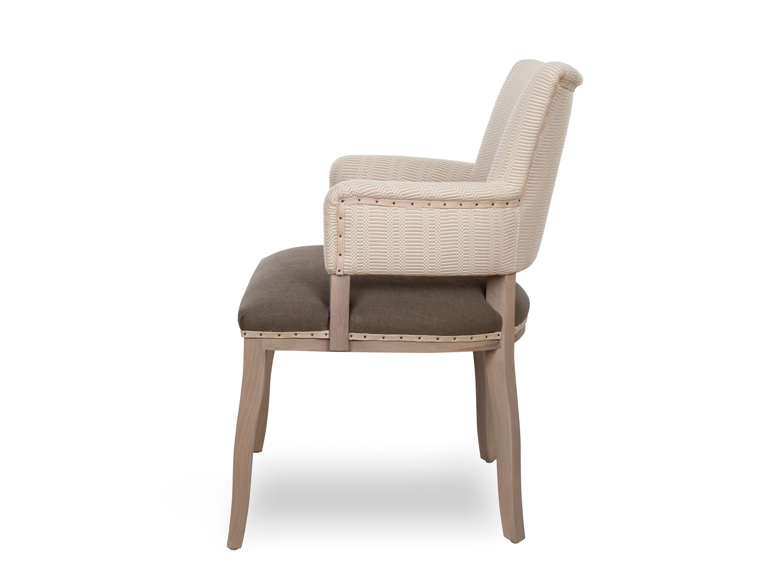 Тканевый стул с открытой спинкой и подлокотниками CREARTE COLLECTIONS BOILER CONTEMPORAIN ARCH-00049326 - Вид №2