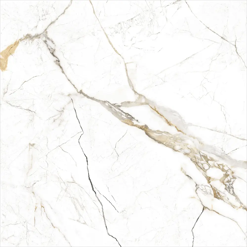 Глазурованный керамогранит Alma Ceramica Napoli 04 60x60 см 1.8 м2 матовый цвет белый 89456580 STLM-2026534 - Вид №1