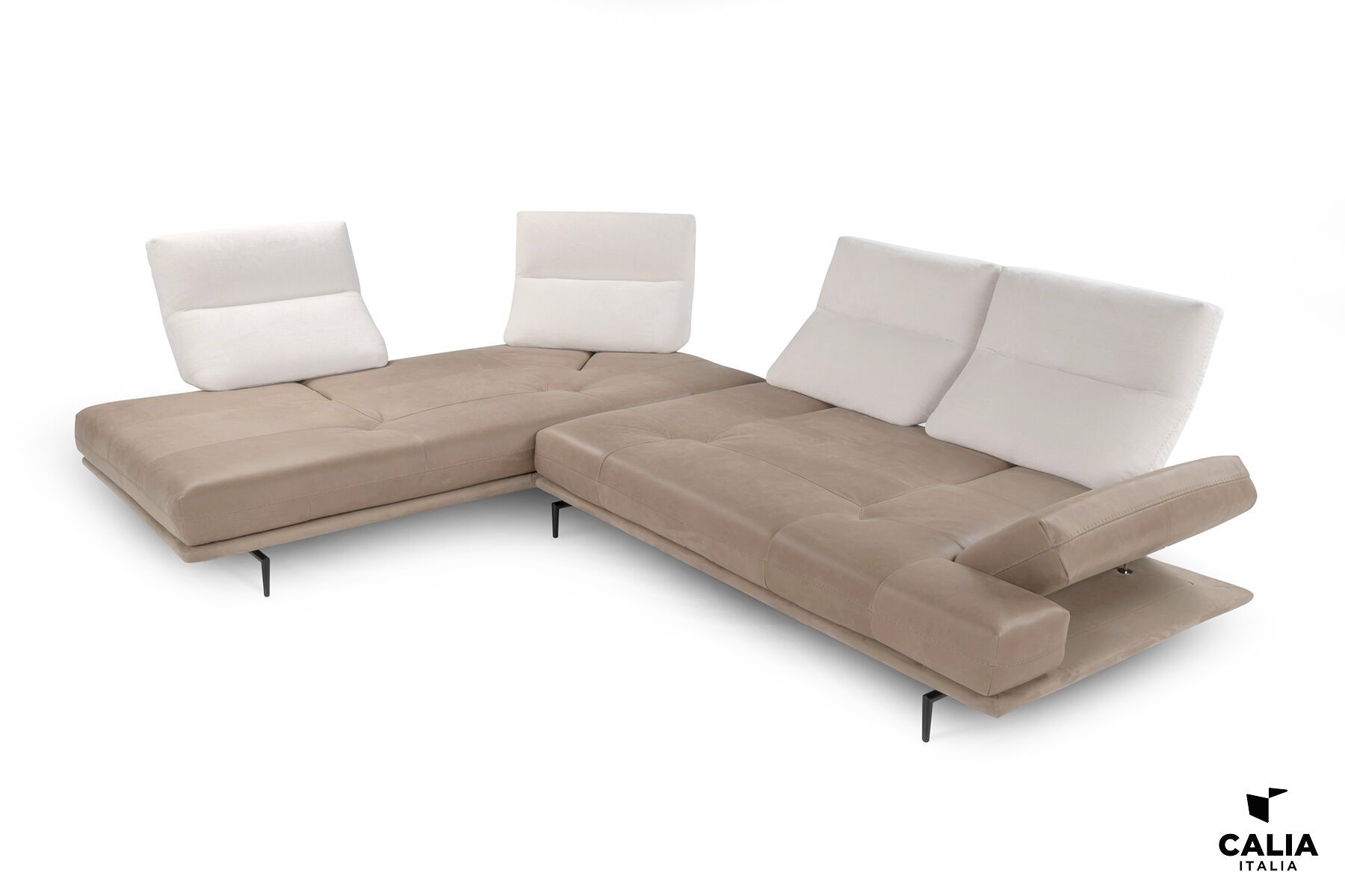 Кожаный угловой диван Calia Italia Superior ARCH-00010942 - Вид №2