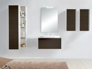 LASA IDEA Тумба под умывальник модульная с зеркалом Metropolis