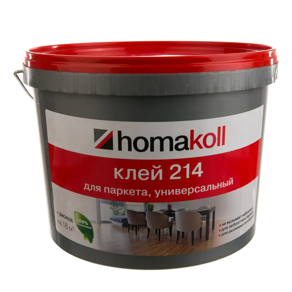 Клей универсальный для паркета Homakoll 214, 14 кг 11733058 STLM-2119558 Santreyd 