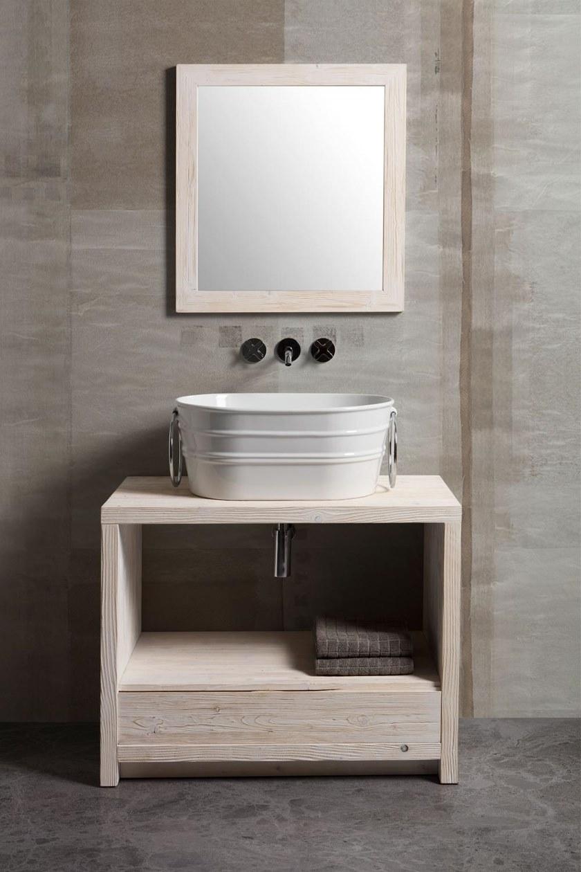 Tnz02o Подвесная раковина настенная овальная Horganica Tinozza белая - Вид №10