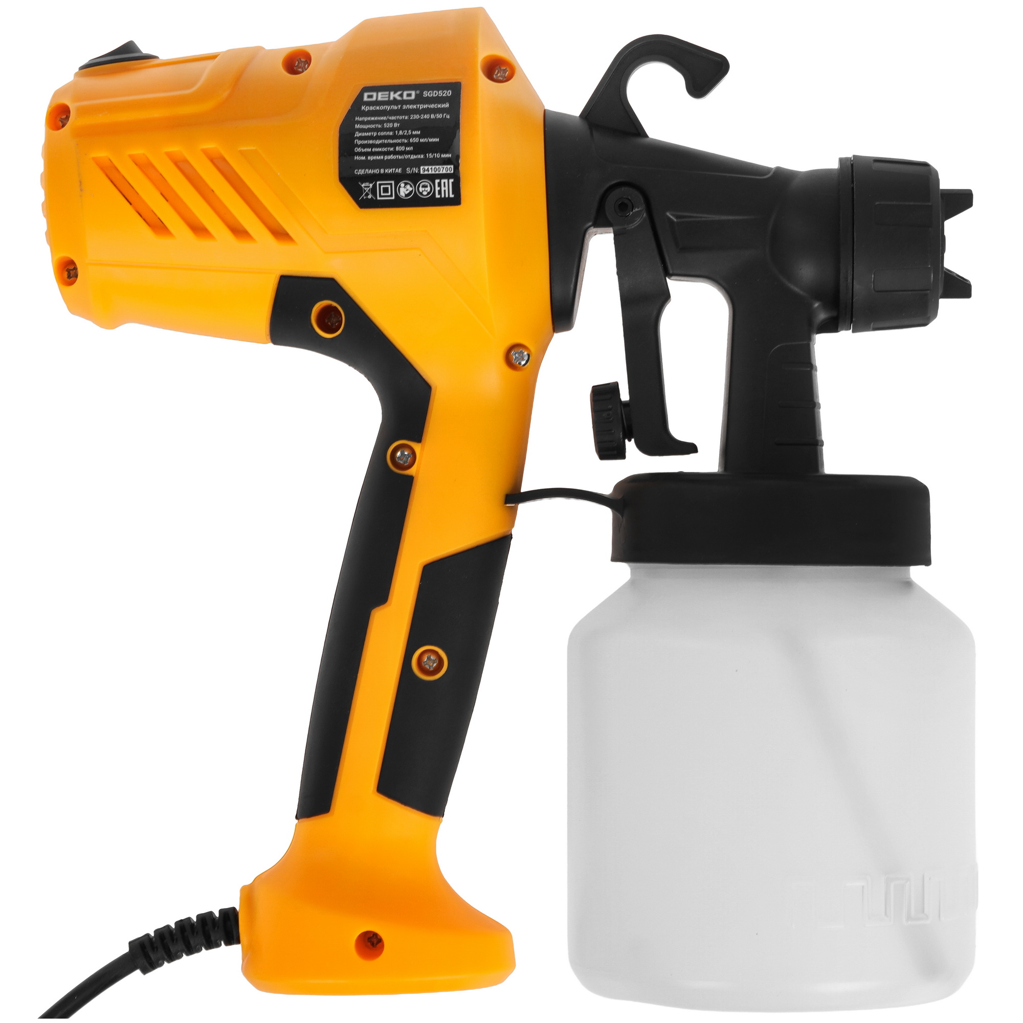 Краскопульт DEKO SGD520 9229371 STDN-0105548 - Вид №1
