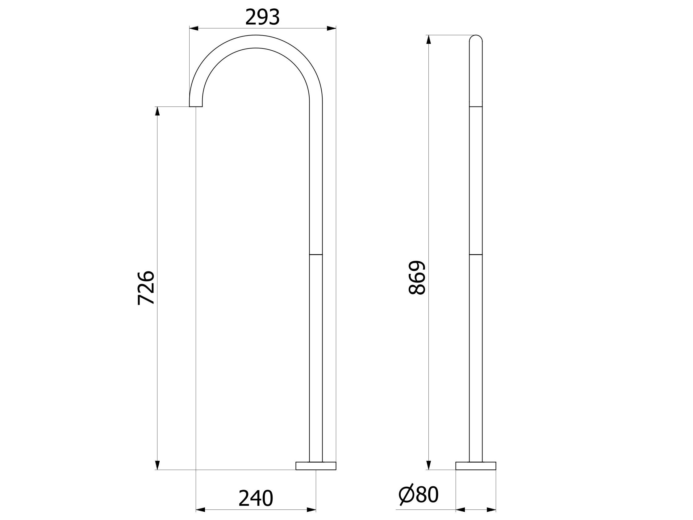 Напольная дозирующая горловина для ванны IB Reflex ARCH-00074508 - Вид №12