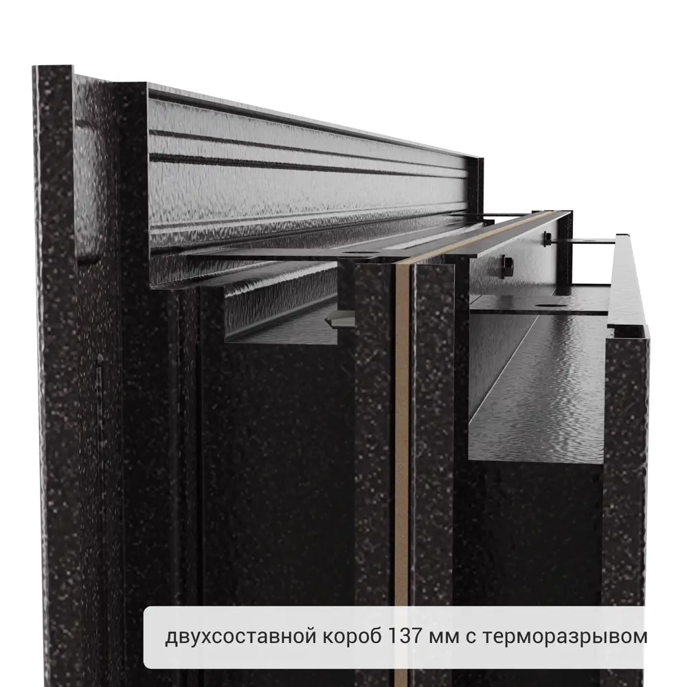 Дверь входная металлическая Термо 950 мм правая цвет магнолия акация TOREX STLM-2059182 - Вид №8