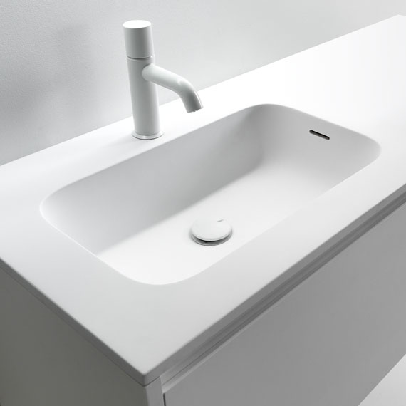 Mini Round Интегрированные столешницы с умывальником Falper 