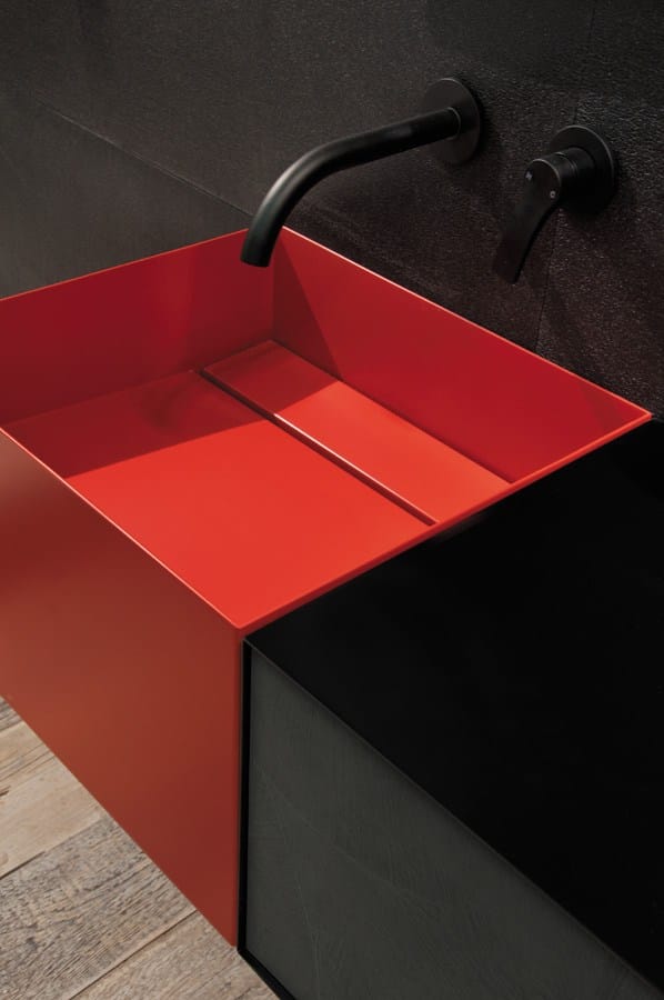 Металлическая прямоугольная подвесная раковина Moab Zero20 ARCH-00060468 - Вид №5